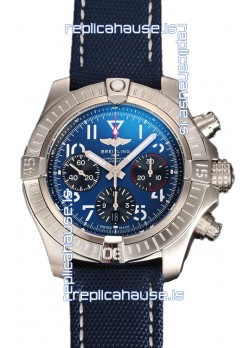 Breitling Avenger Chronograph 45 Blue Dial 1:1 Mirror Swiss Replica Watch 
