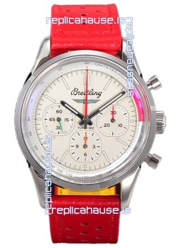 Breitling Top Time B01 Ford Thunderbird Leather Strap 1:1 Mirror Swiss Replica Watch 