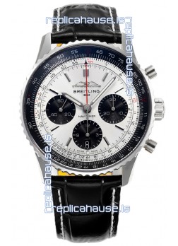 Breitling Navitimer B01 Chronograph 43 Steel Dial - 904L Steel Casing 1:1 Mirror Swiss Replica