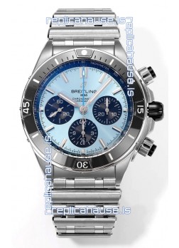 Breitling Chronomat B01 42 Edition Swiss 904L Steel Casing Blue Dial 1:1 Mirror Replica Watch