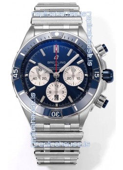 Breitling Chronomat B01 42 Edition Swiss 904L Steel Casing Blue Dial 1:1 Mirror Replica Watch
