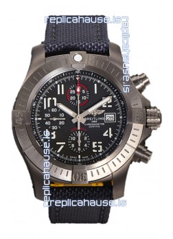 Breitling Avenger Bandit Black Dial Titanium Casing 1:1 Mirror Swiss Replica Watch 