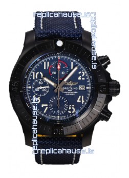 Breitling Avenger Chronograph 45 Blue Dial 1:1 Mirror Swiss Replica Watch 