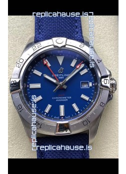 Breitling Avenger GMT Automatic 44 Swiss 1:1 Super Clone Replica Watch - Blue Dial 