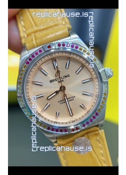 Breitling Chronomat Automatic 36MM 1:1 Mirror Swiss Replica Watch Steel Case