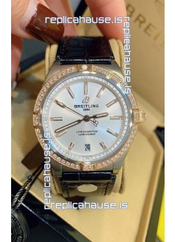 Breitling Chronomat Automatic 36MM 1:1 Mirror Swiss Replica Watch Steel Case