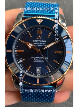 Breitling SuperOcean Heritage II B20 44MM Blue Dial Two Tone Bezel 1:1 Mirror Replica