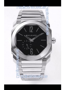 Bvlgari Octo Finissmo Edition 1:1 Mirror Replica 904L Stainless Steel Casing Black Dial
