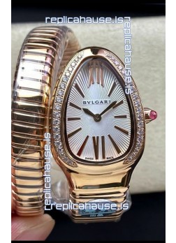 Bvlgari Serpenti Edition Rose Gold Casing Watch in 1:1 Mirror Quality