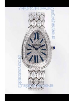 Bvlgari Serpenti Seduttori Edition Watch in Diamonds Steel Casing - 1:1 Mirror Replica