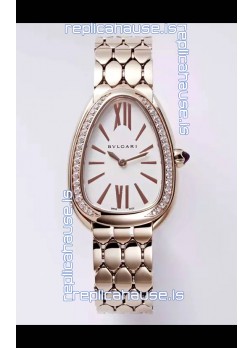 Bvlgari Serpenti Seduttori Edition in Rose Gold Casing Super Clone Watch