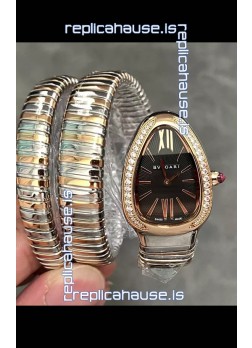 Bvlgari Serpenti Tubogas Double Spiral Two Tone Super Clone Replica Watch