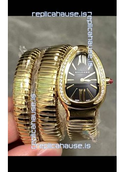 Bvlgari Serpenti Tubogas Double Spiral Rose Gold Super Clone Replica Watch