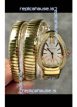 Bvlgari Serpenti Tubogas Double Spiral Rose Gold Super Clone Replica Watch