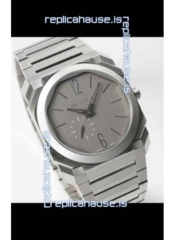Bvlgari Octo Finissmo Brushed Steel Casing Super Clone Replica Watch