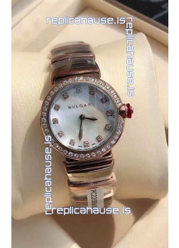 Bvlgari LVCEA Edition Watch in Two Tone Rose Gold Steel - 1:1 Mirror Replica