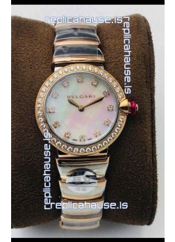 Bvlgari LVCEA Edition Watch in Two Tone Rose Gold Steel - 1:1 Mirror Replica
