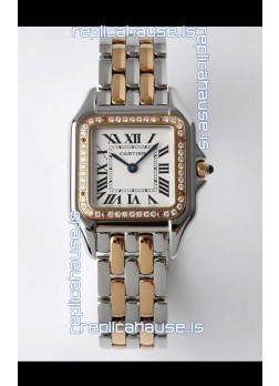 PANTHERE de Cartier Edition 27mm 1:1 Mirror Swiss Watch Rose Gold Two Tone Casing