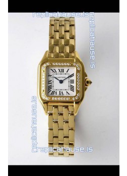PANTHERE de Cartier Edition 22mm 1:1 Mirror Swiss Watch Yellow Gold Casing