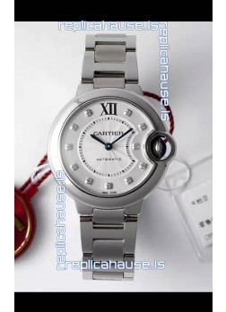 Ballon De Cartier Swiss Automatic 1:1 Mirror Quality 33MM in Steel Casing