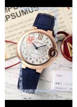 Ballon De Cartier Swiss Automatic 1:1 Mirror Quality 33MM in Rose Gold Plating