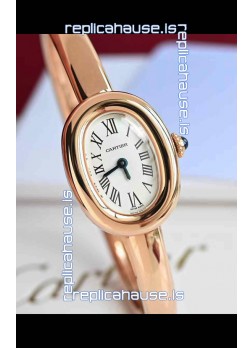 Baignoire De Cartier Rose Gold Super Clone Quartz Replica Watch