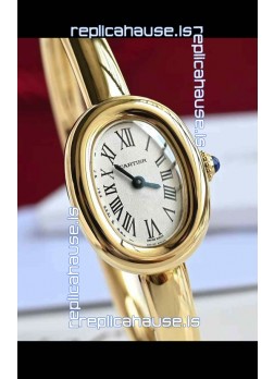 Baignoire De Cartier Yellow Gold Super Clone Quartz Replica Watch