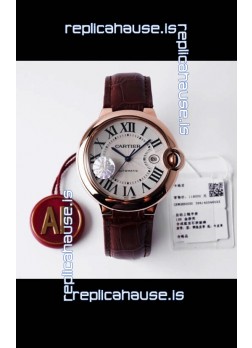 Ballon De Cartier Swiss Automatic 1:1 Mirror Quality 42MM in Rose Gold Casing