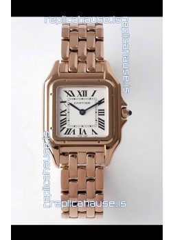 PANTHERE de Cartier Edition 27MM 1:1 Mirror Swiss Watch Rose Gold Casing