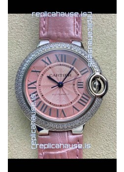 Ballon De Cartier Swiss Automatic 1:1 Mirror Quality 33MM in Steel Casing