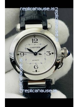Pasha De Cartier Swiss Automatic 1:1 Mirror Quality 35MM Replica Watch 