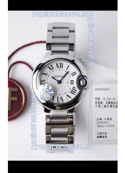 Ballon De Cartier Swiss Quartz 1:1 Mirror Quality 28MM in Steel Casing