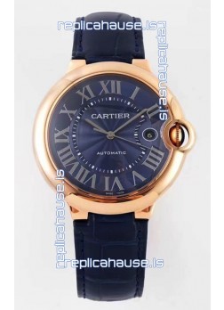 Ballon De Cartier Swiss Automatic 1:1 Mirror Quality 42MM in Rose Gold Casing