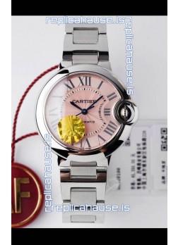 Ballon De Cartier Swiss Automatic 1:1 Mirror Quality 33MM in Steel Casing