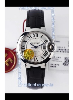 Ballon De Cartier Swiss Automatic 1:1 Mirror Quality 33MM in White Dial 