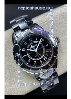 Chanel J12 38MM Black Ceramic Case Watch Automatic 1:1 Mirror Replica Watch