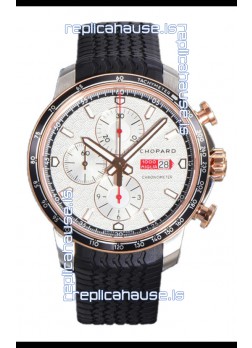 Chopard Mille Miglia GTA Chronograph Two Tone 1:1 Mirror Replica - White Dial 