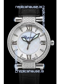 Chopard Imperiale White Dial Swiss Automatic Replica Watch in 904L Steel 