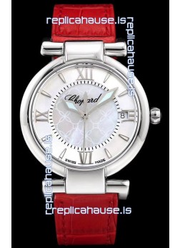 Chopard Imperiale White Dial Swiss Automatic Replica Watch in 904L Steel 