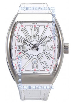 Franck Muller Vanguard Yachting V45 Stainless Steel Casing Rubber Clad Strap Swiss Replica Watch 