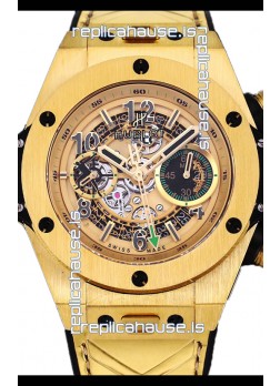 Hublot Big Bang Unico Yellow Magic PVD 1:1 Mirror Edition Swiss Replica Watch