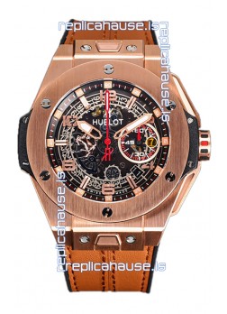 Hublot Big Bang F1 "King Gold" Edition Chronograph Rose Gold Swiss Replica Watch 