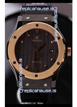 Hublot Classic Fusion Ceramic Casing Rose Gold Bezel Superclone Watch 42MM