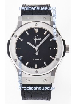 Hublot Super Clone Classic Fusion Titanium 42MM 1:1 Mirror Replica Watch Black Dial