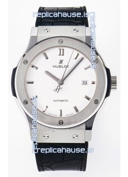 Hublot Super Clone Classic Fusion Titanium 42MM 1:1 Mirror Replica Watch White Dial