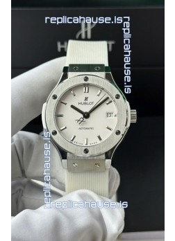 Hublot Super Clone Classic Fusion Titanium 38MM 1:1 Mirror Replica Watch White Dial