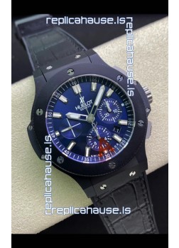 Hublot Super Clone Big Bang Edition Watch in Ceramic Casing Blue Dial 1:1 Mirror Replica