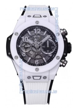 Hublot Big Bang Unico White Ceramic Casing 1:1 Mirror Edition Swiss Replica Watch
