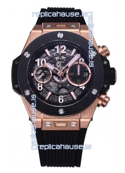 Hublot Big Bang Unico Rose Gold Casing 1:1 Mirror Edition Swiss Replica Watch