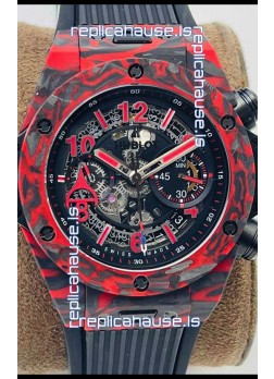 Hublot Big Bang Unico Red Carbon Las Vegas Boutique Edition Swiss Replica Watch 